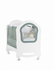 Кроватка детская из серии Princier, бело-серая (Feretti, V-LA.L-BM02)